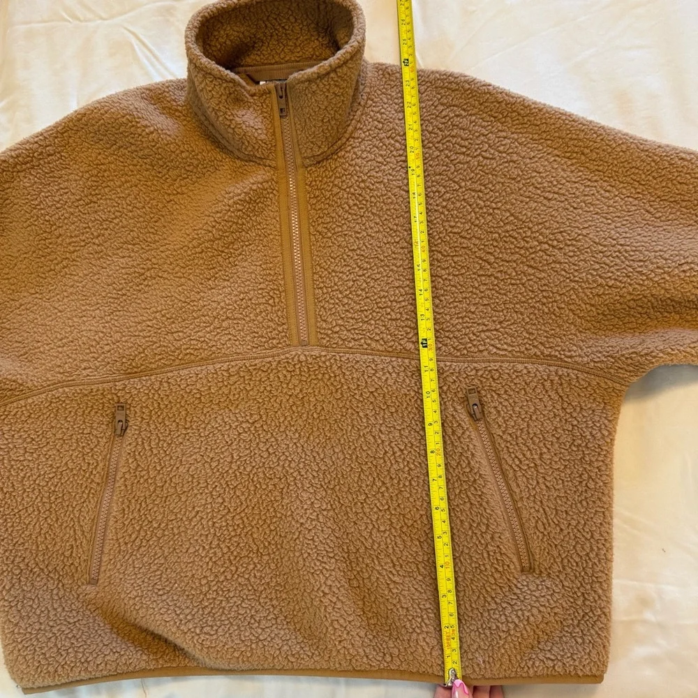 Aritzia Tna Polartec® Thermal Pro™ 1/2 Zip Hi-hip Sweater, L - Picture 5 of 7